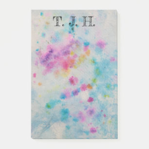 Multicolor Paint-Spritzer Post-it Klebezettel