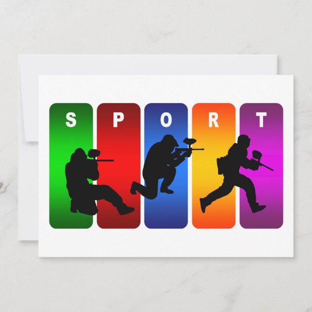 Multicolor-Paintball-Emblem (Vorderseite)