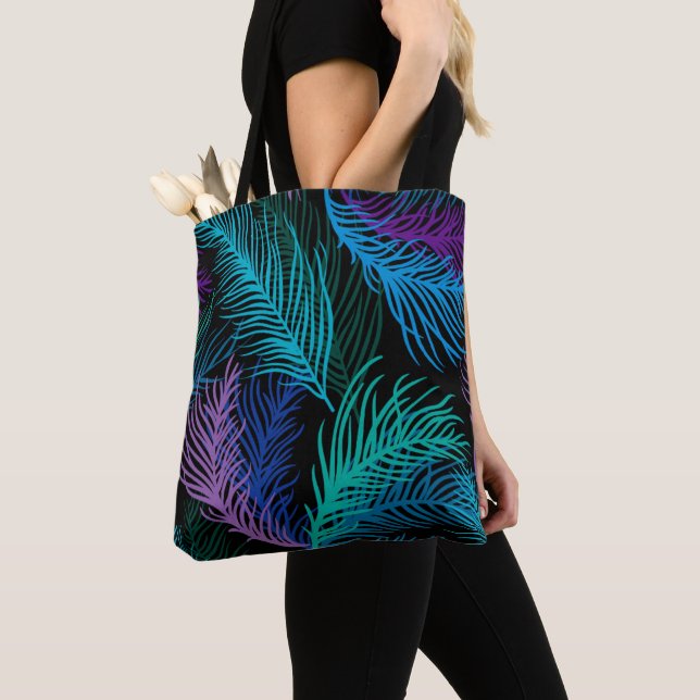 Multicolor Palm-Blätter Tasche (Von Nahem)