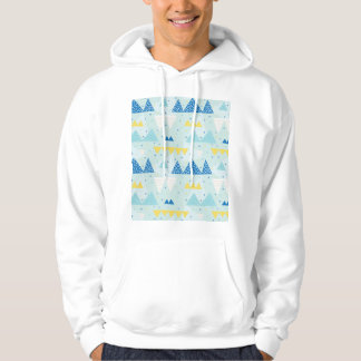 Multicolor Party: Fun Seamless Muster. Hoodie