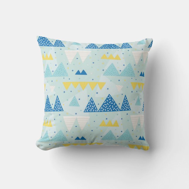 Multicolor Party: Fun Seamless Muster. Kissen (Vorderseite)