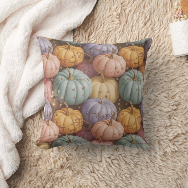 Multicolor Pumpkin-Muster Kissen (Decke)