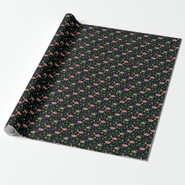 Multicolor-Schmetterlinge: Helles, nahtloses Muste Geschenkpapier (Ungerollt)