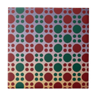 Multicolor shade Polka dot Fliese