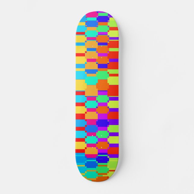 MultiColor Skateboard (Vorderseite)