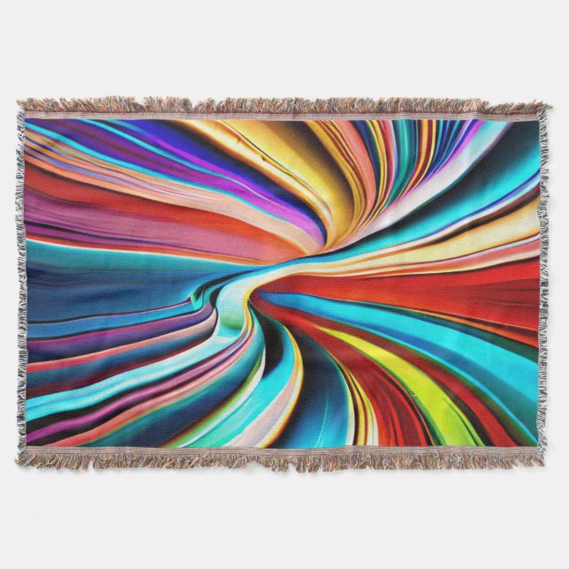 Multicolor-Spiralen und wirbeln Decke (Vorderseite)