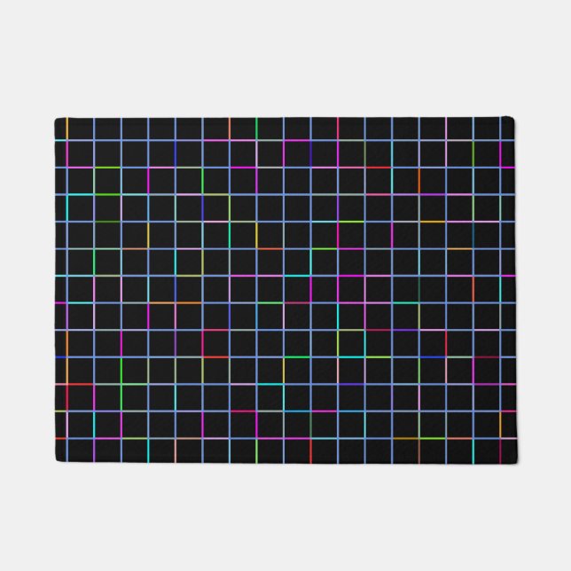 Multicolor Square Linde Muster Fußmatte (Vorderseite)