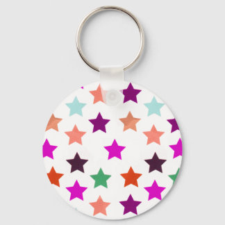 Multicolor Star Pattern Schlüsselanhänger