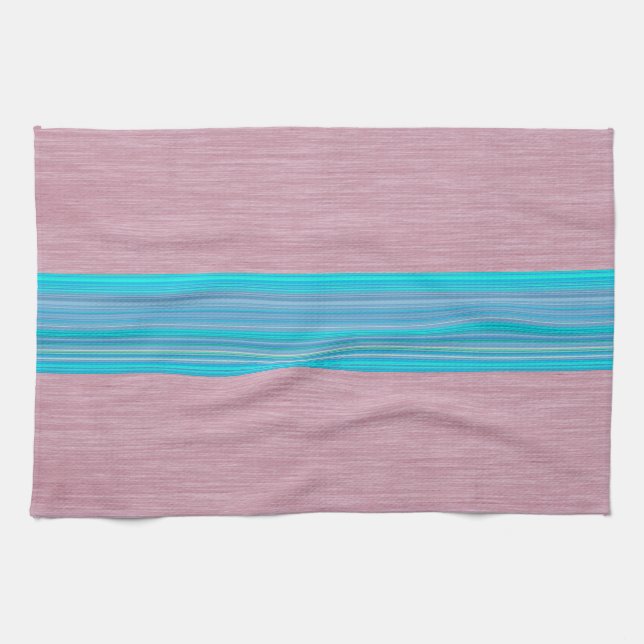 Multicolor-Streifenmuster Geschirrtuch (Horizontal)