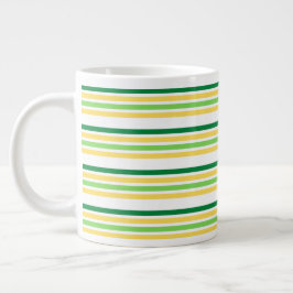 Multicolor Stripe Tee Jumbo-Tasse