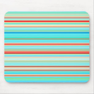 Multicolor Striped Pattern Mousepad