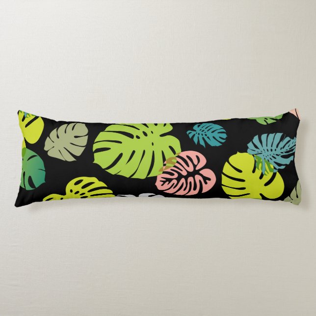 Multicolor Tropical Blätter 2 Seitenschläferkissen (Vorderseite)