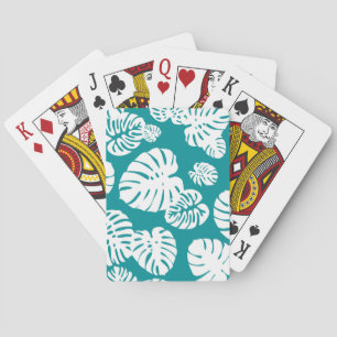Multicolor Tropical Blätter 3 Spielkarten