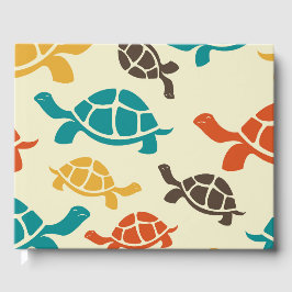 Multicolor Turtle Gästebuch