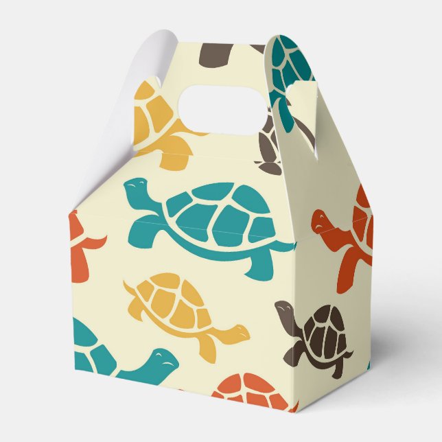 Multicolor Turtle Geschenkschachtel (Vorderseite)