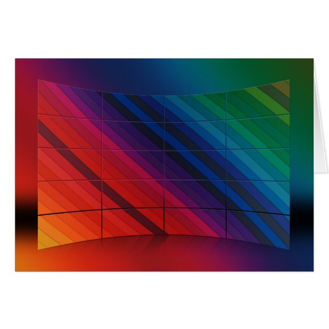 Multicolor-Übergang mit Gitter (Vorderseite (Horizontal))
