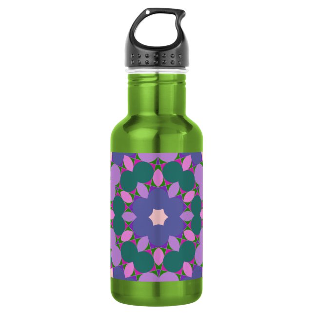 Multicolor-Vintage Edelstahlflasche (Vorderseite)