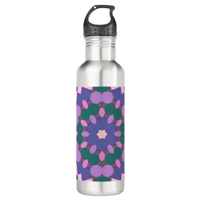Multicolor-Vintage Edelstahlflasche (Vorderseite)