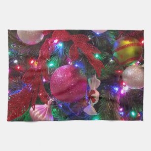 Multicolor Weihnachtsbaum Bunter Urlaub Geschirrtuch