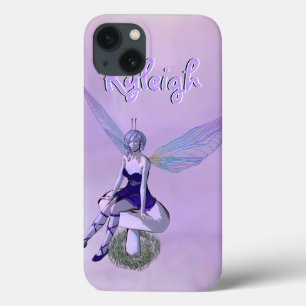 Multicolor Winged Fairy auf Lila Individuelle Name title_seo2