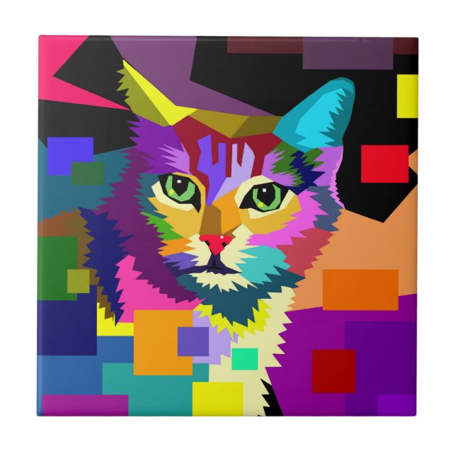 Multicolor WPAP Cat 656 Fliese (Vorderseite)