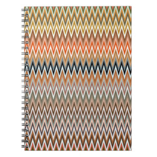 Multicolor Zigzag Muster Notizblock