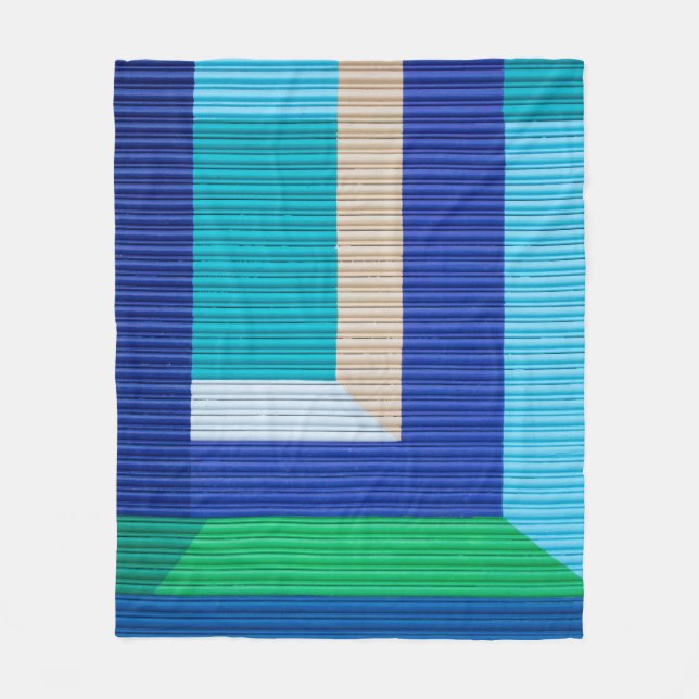 Multicolored abstract painting fleecedecke (Vorderseite)