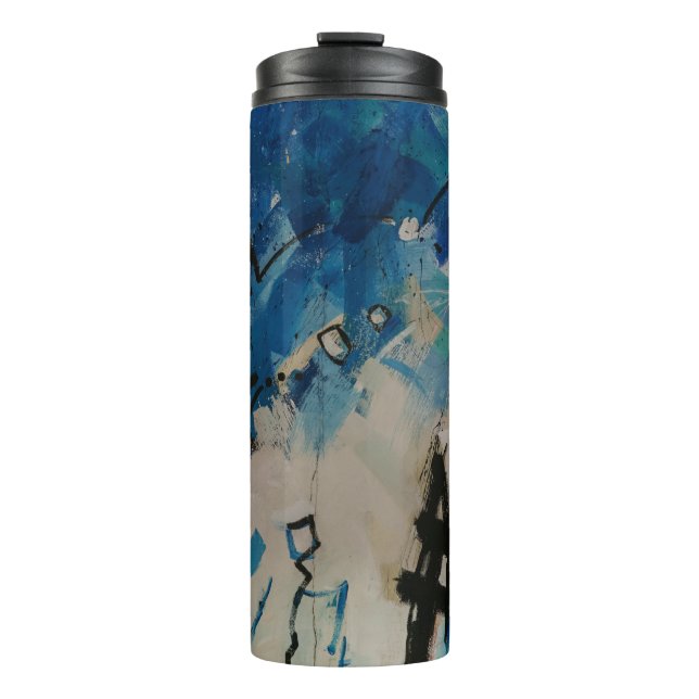 Multicolored abstract wall thermosbecher (Vorderseite)