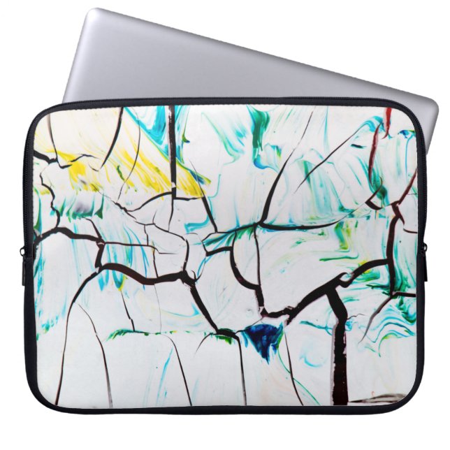 MULTICOLORED ABSTRAKT PAINING LAPTOPSCHUTZHÜLLE (Vorderseite)