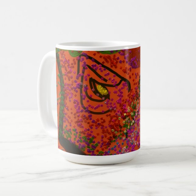 Multicolored Fish Pattern  Kaffeetasse (Vorderseite Links)