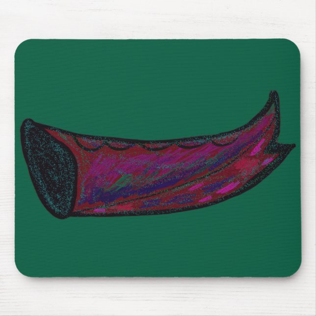 Multicolored Fishtail  Mousepad (Vorne)