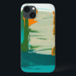 Multicolored Free Expression Painting iPhone 13 Hülle<br><div class="desc">Jennifer Goldberger created this multicolored free expression painting. Thick paint strokes leaves globs of paint on the work,  making it feel like a layered print. Get yours now!</div>