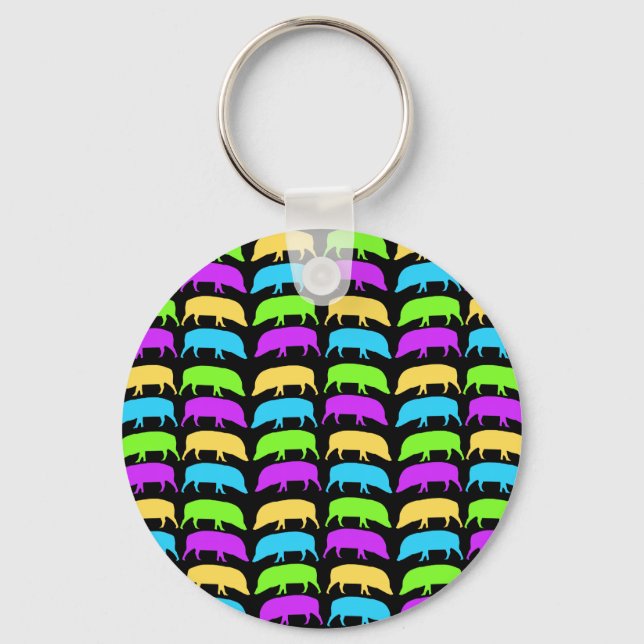 Multicolored Hogs Schlüsselanhänger (Vorderseite)