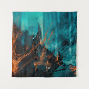 MULTICOLORED PAINING WANDTEPPICH