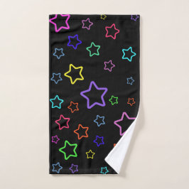 Multicolored Starry Night Handtuch