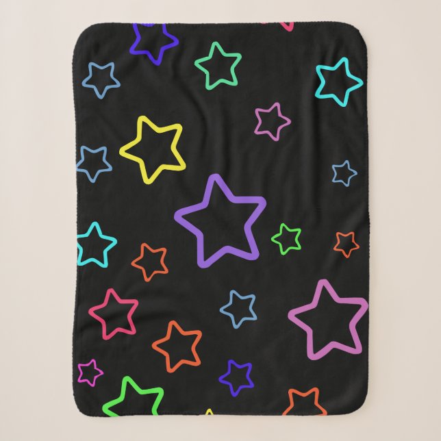 Multicolored Starry Night Sherpadecke (Vorderseite)