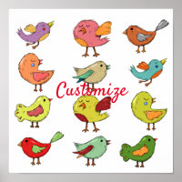 Multicolored Sweet Songbirds Thunder_Cove