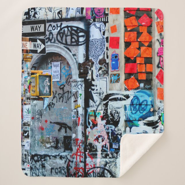 MULTICOLORED WALL PAINING SHERPADECKE (Vorderseite)