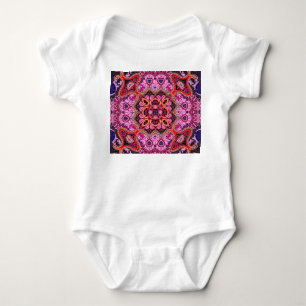Multicolorpaisley, Schal-Print-Design Baby Strampler