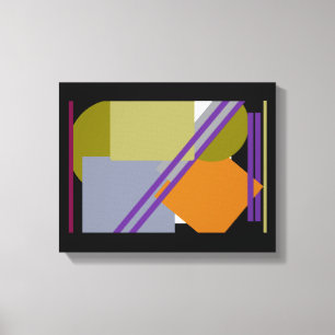 "Multicolot Modern Art" Canvas Print Leinwanddruck