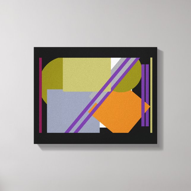 "Multicolot Modern Art" Canvas Print Leinwanddruck (Vorderseite)