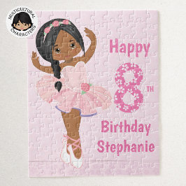 Multicultural Ballerina Happy Birthday