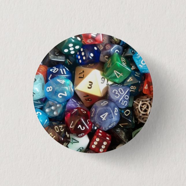MultiDice Knopf Button (Vorderseite)