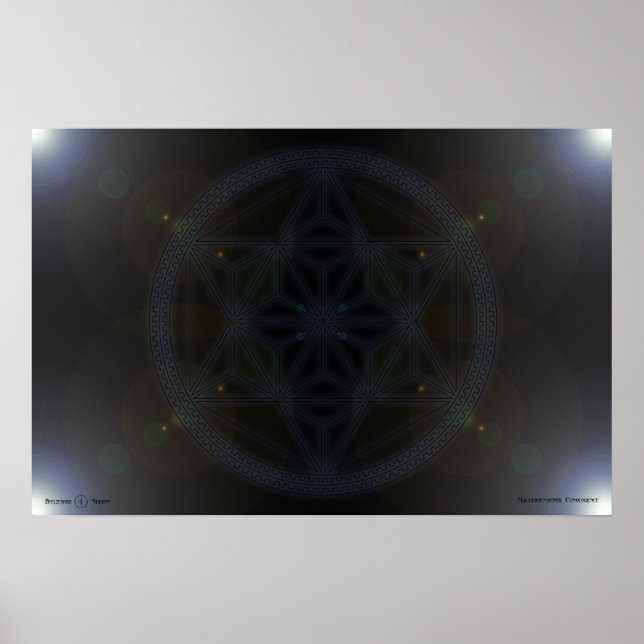 Multidimensionale Konvergenz Poster (Vorne)