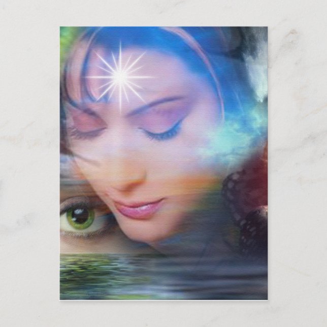 Multidimensionale Welten Postkarte (Vorderseite)