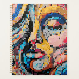 Multifarbene Pixelkreation Planer