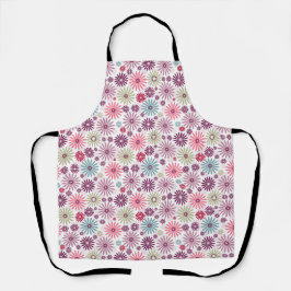 Multifarbige ethnische pastellfarbene Blumen nahtl Schürze