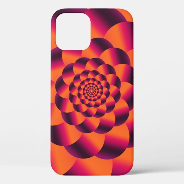 Multifarbiger psychedelischer Hintergrund, funky v Case-Mate iPhone Hülle (Rückseite)