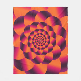 Multifarbiger psychedelischer Hintergrund, funky v Fleecedecke