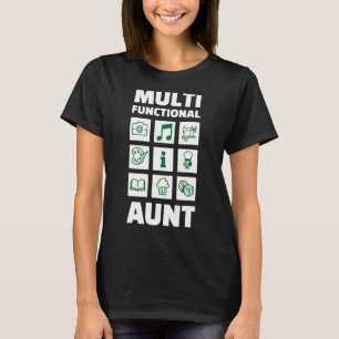 Multifunktionale Best Auntie Ever Bae Life Cool Au T-Shirt